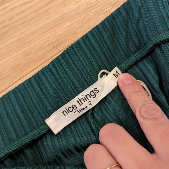 Nice Things Paloma Medium green pants - Picture 2 of 6